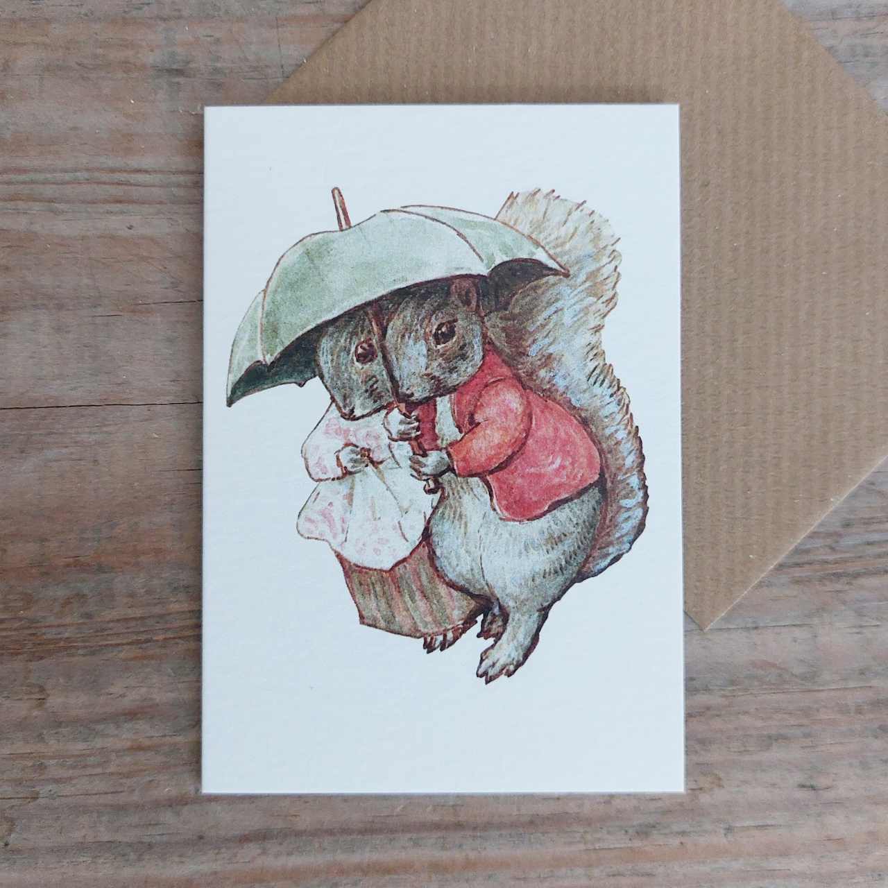 Miniature Beatrix Potter Greeting card