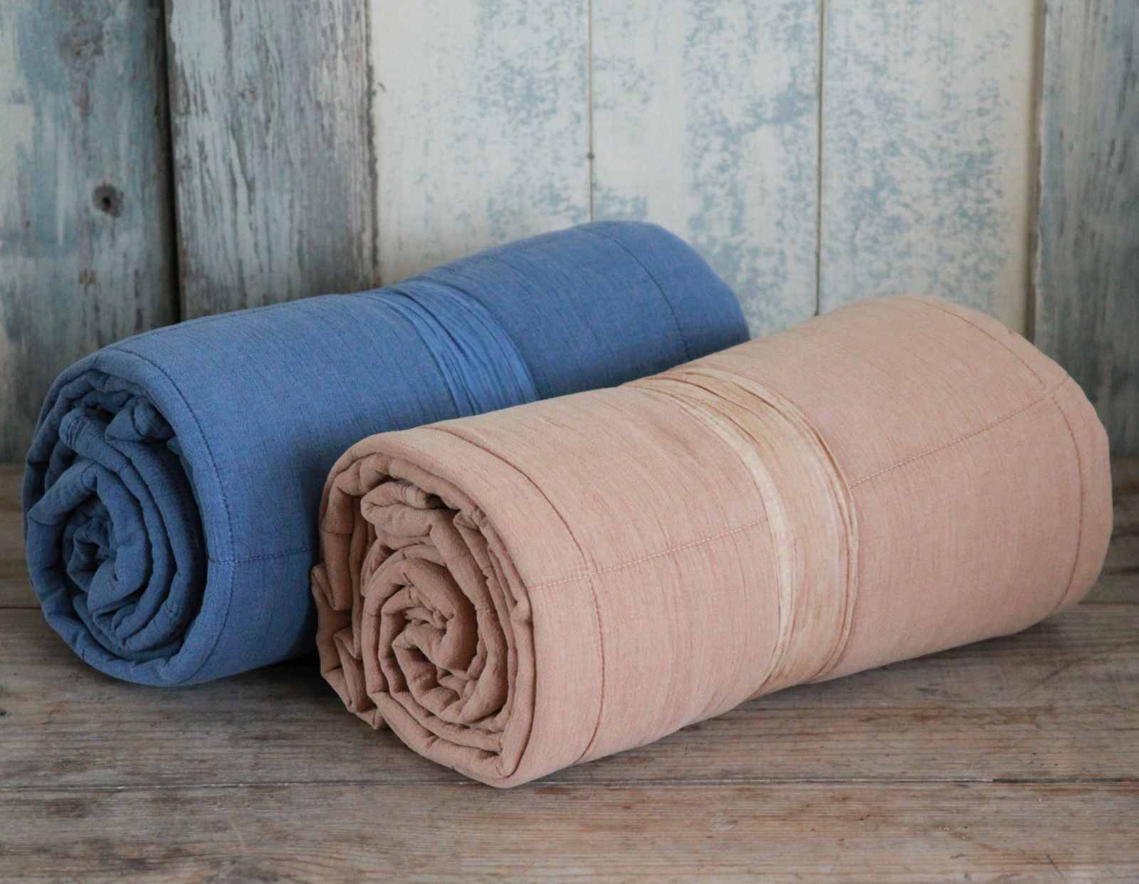 Stonewashed Cotton Quilted Bedspreads