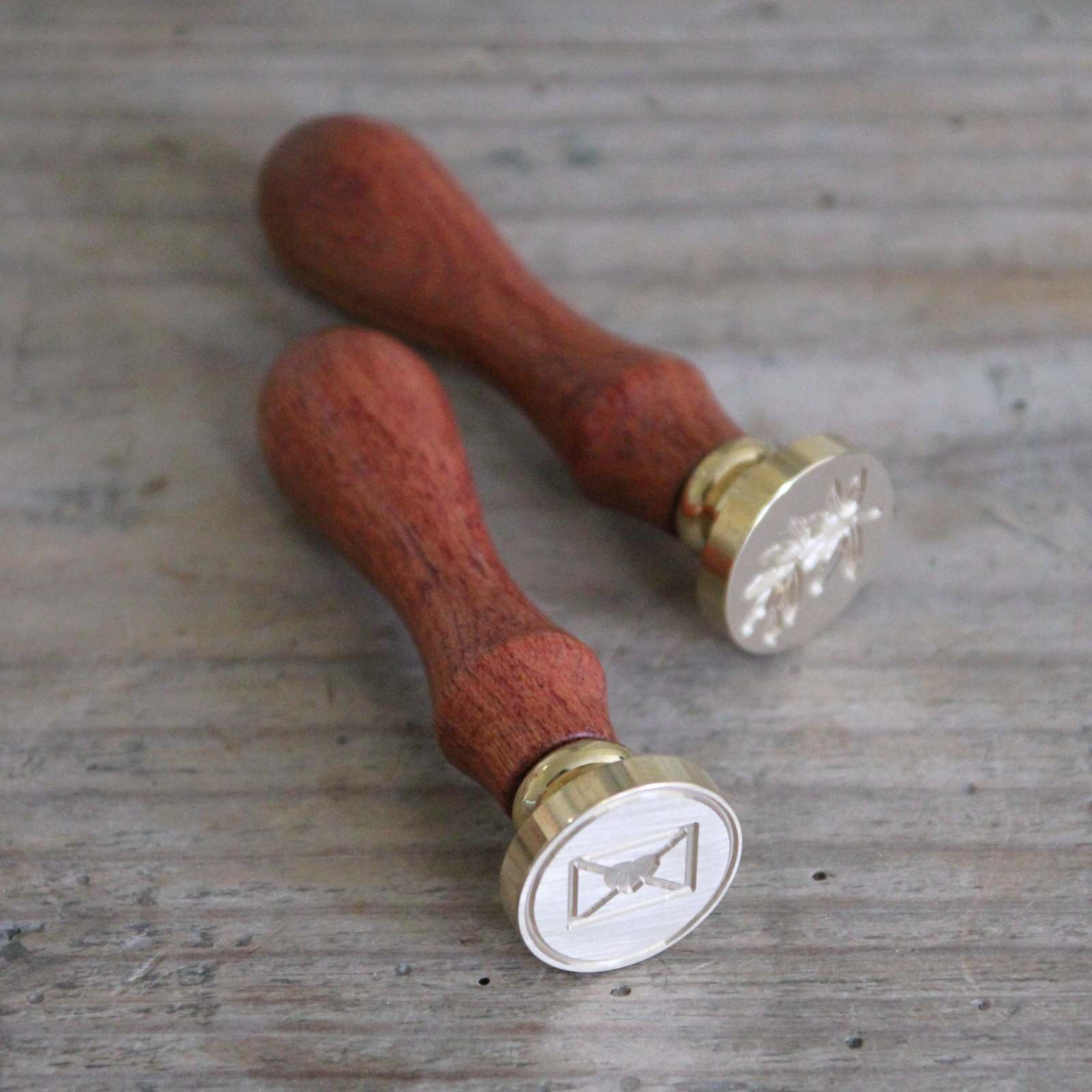 Traditional Wax Seal Stamp with a wooden handle