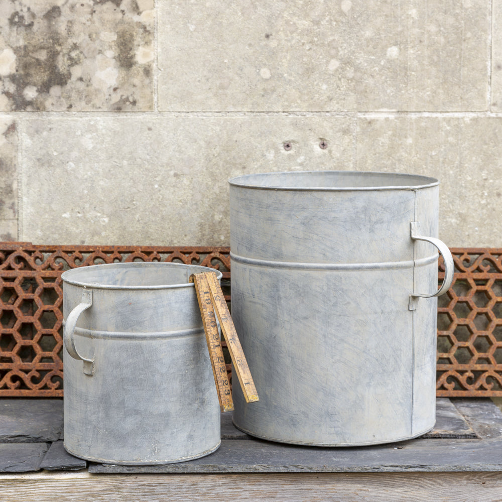 Zinc Tub with Handles