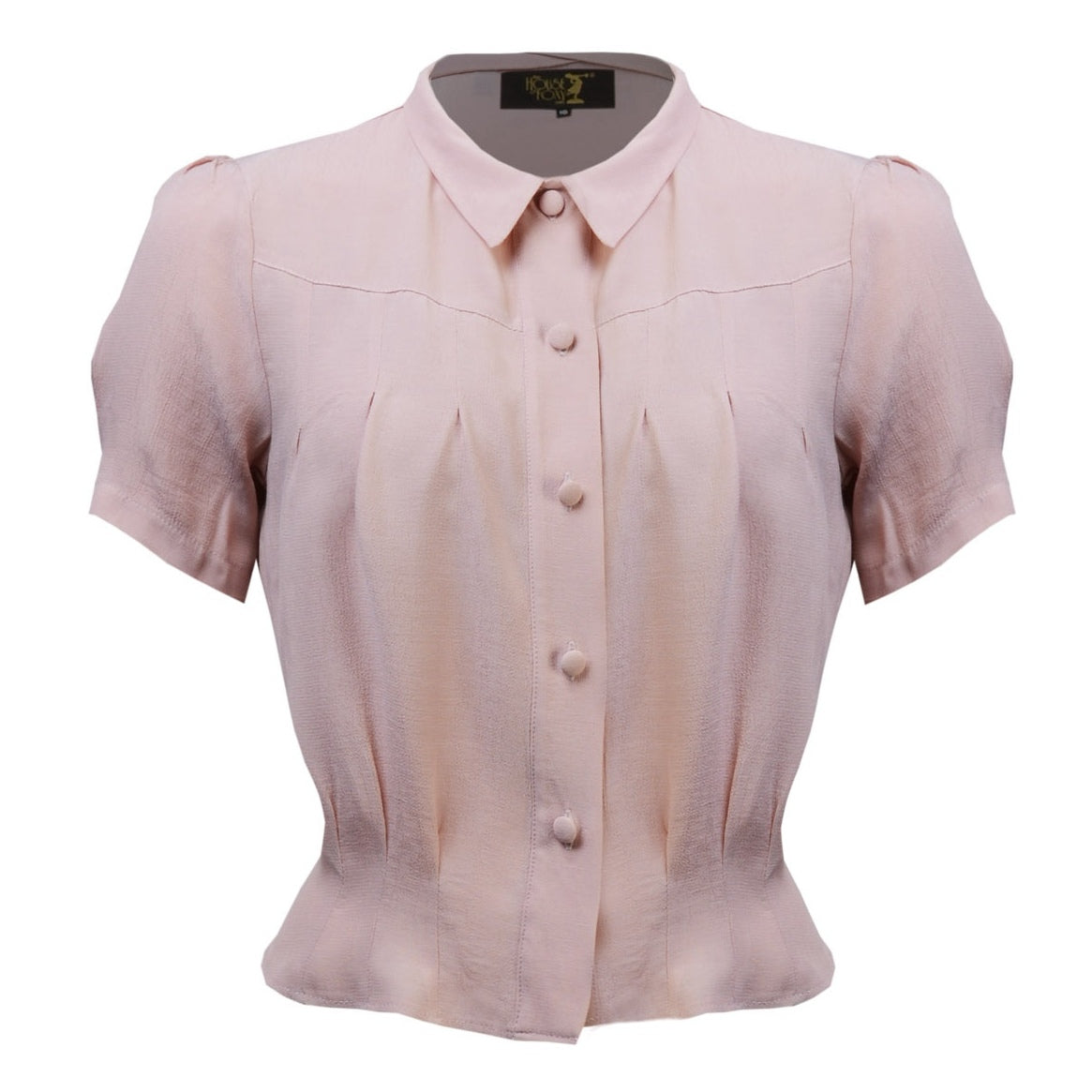 1930's Vintage Blouse - Blush Pink