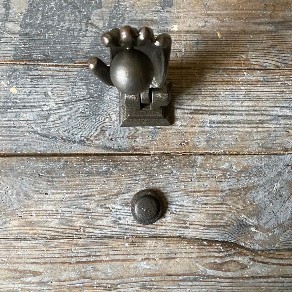 Antique Iron Door Knocker - Female Hand - Homeware Store