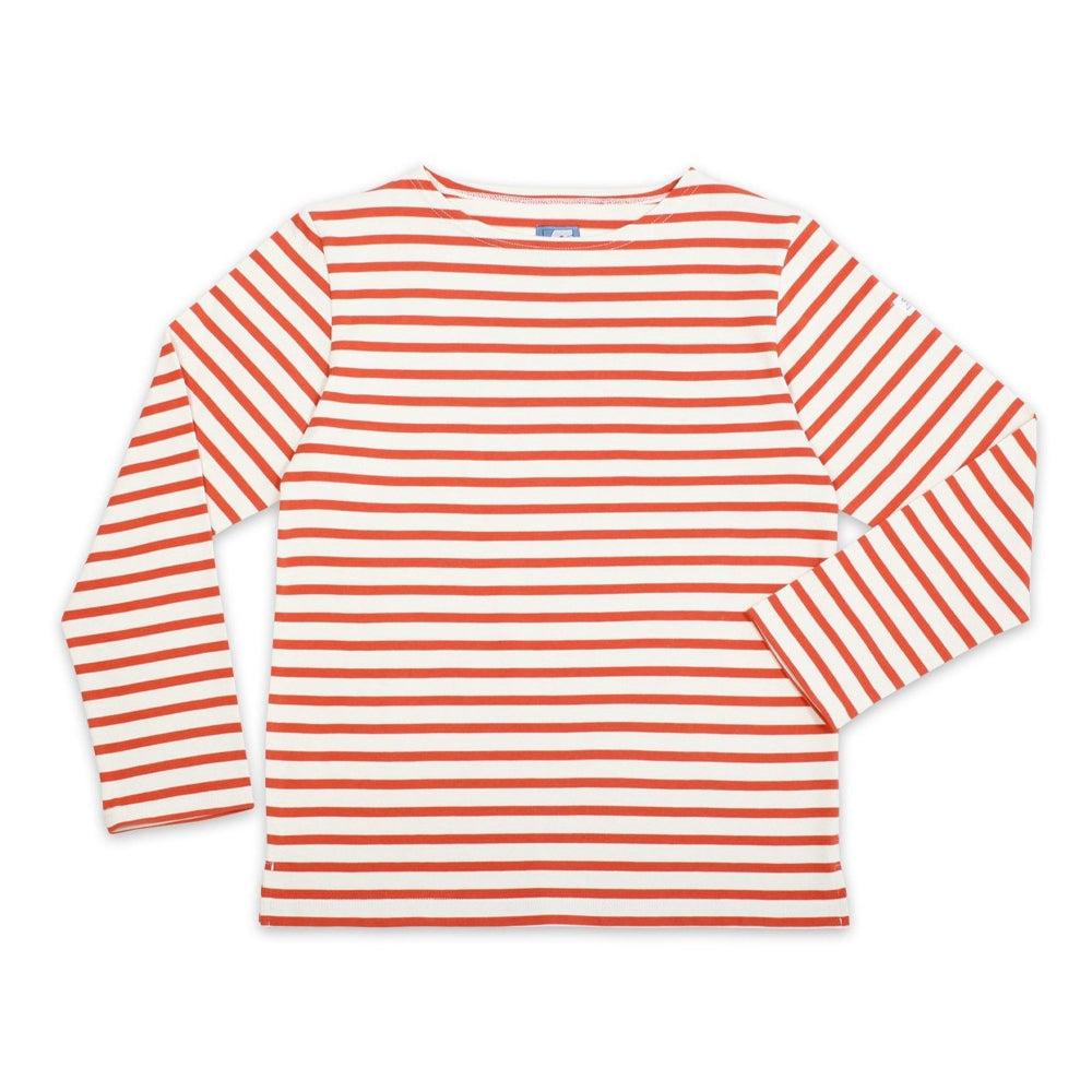 Breton Striped Top - Burnt Orange - Homeware Store