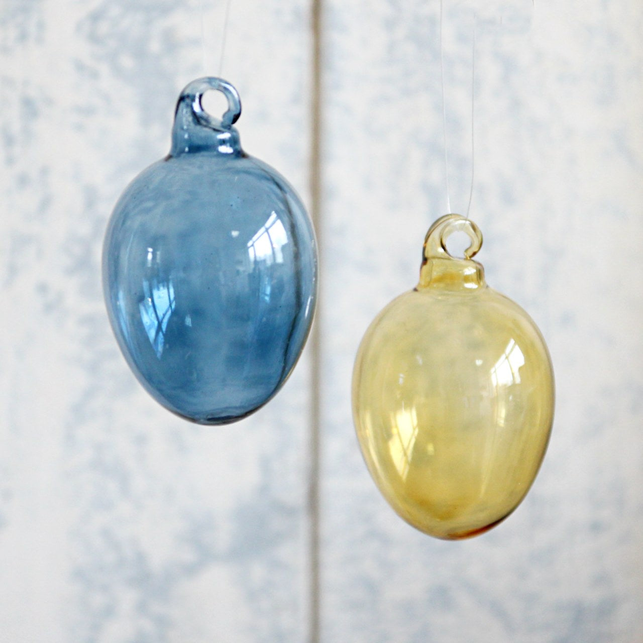 Hanging Glass Egg Decoration for Easter