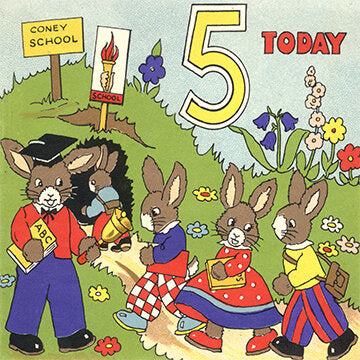 5 Today - Birthday card - Homeware Store