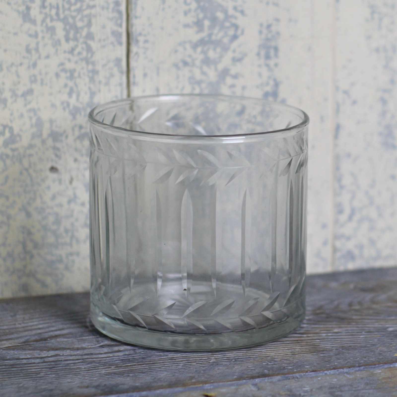 glass candle holder