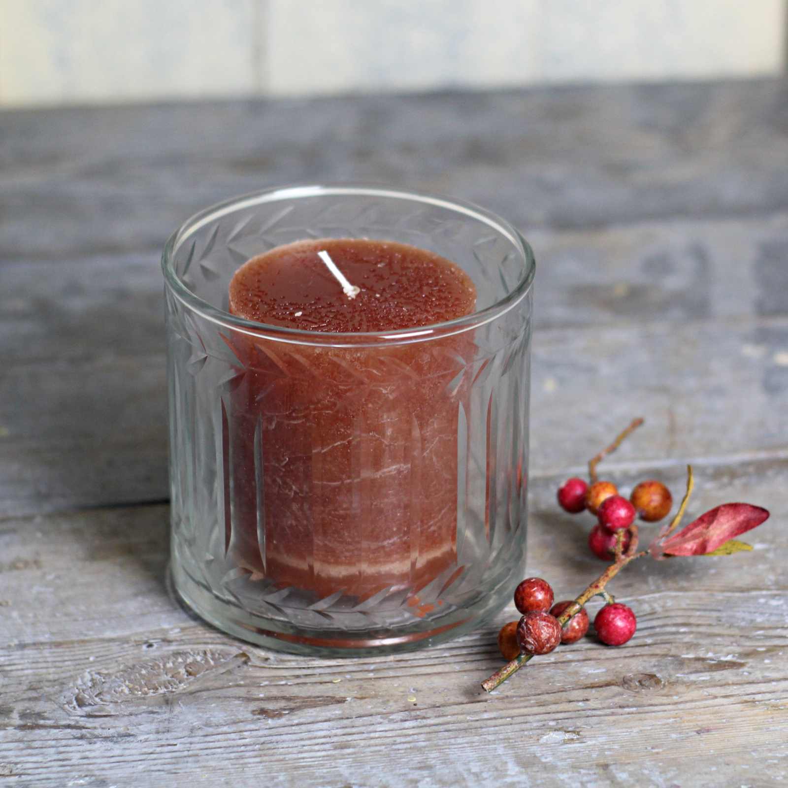 Pillar Candle - Rust