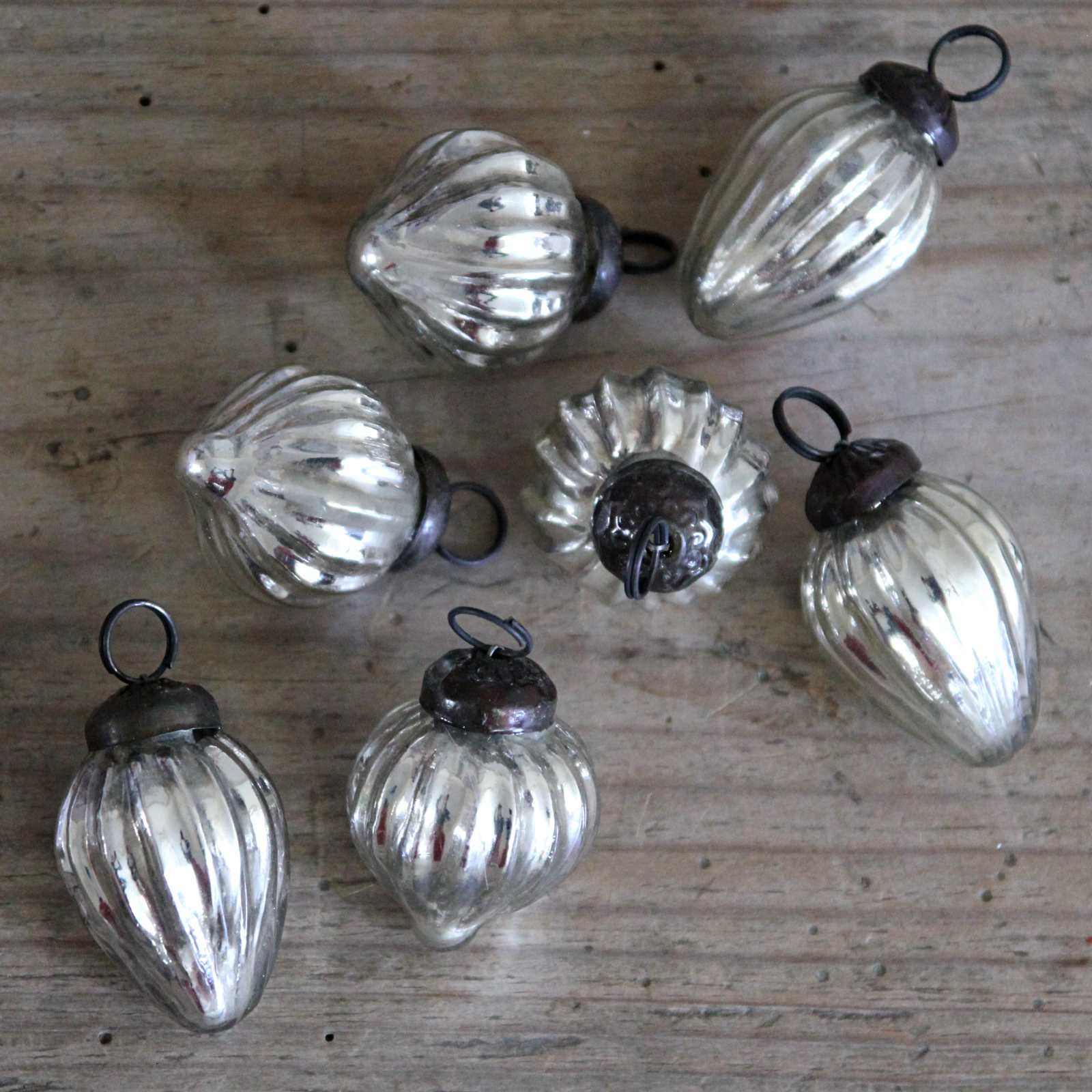 Mini Bauble  - Antique SilverTraditional Christmas Decoration