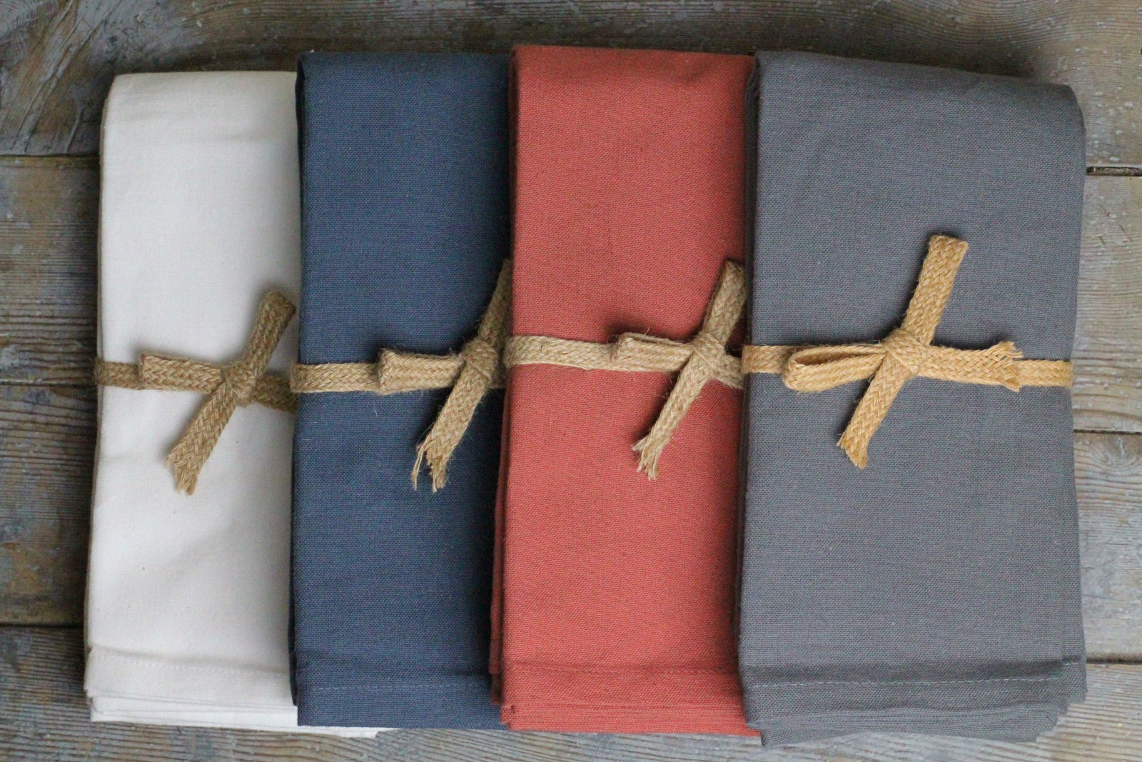 Set of 4 Cotton Napkins - Homeware Store