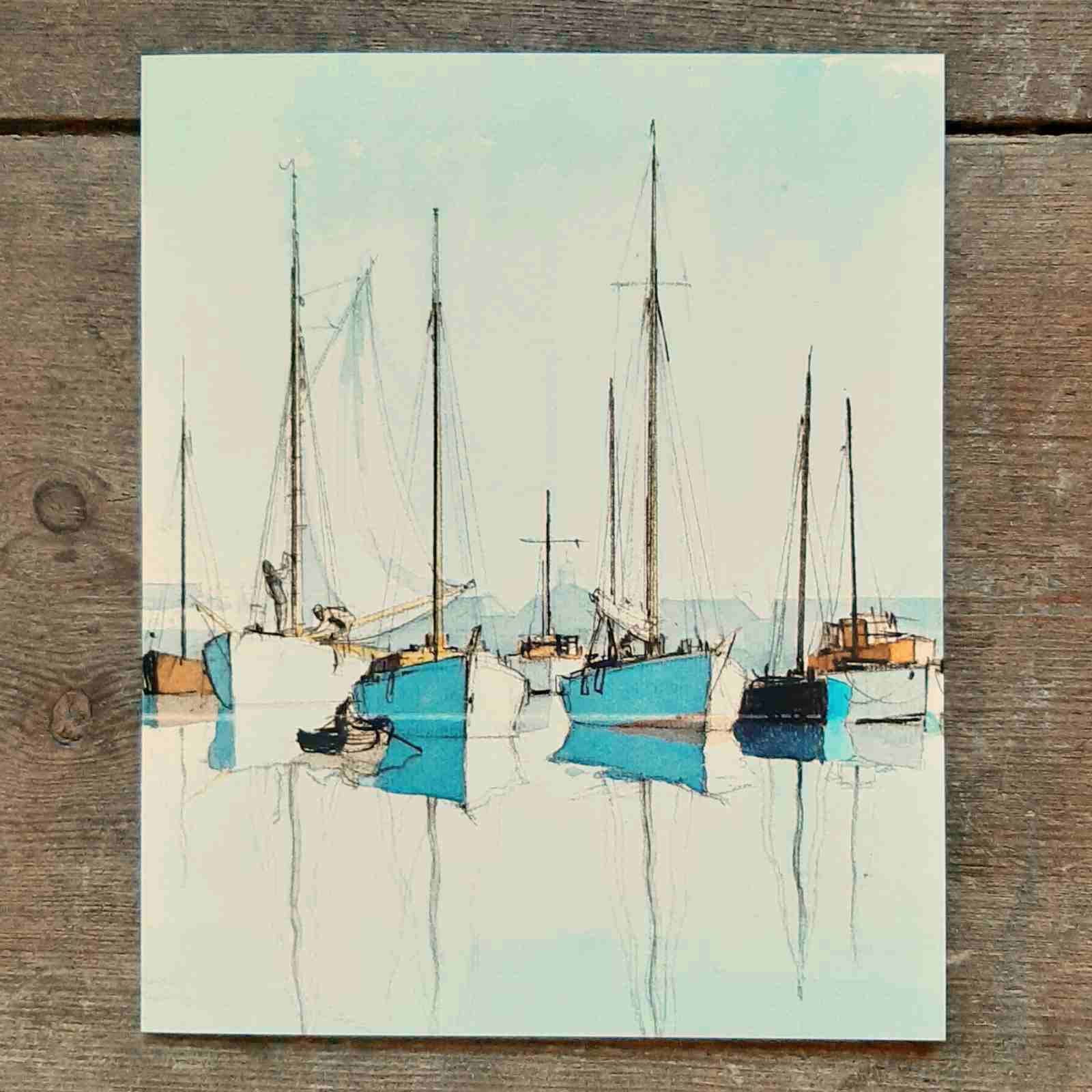 Newhaven Harbour Greeting card