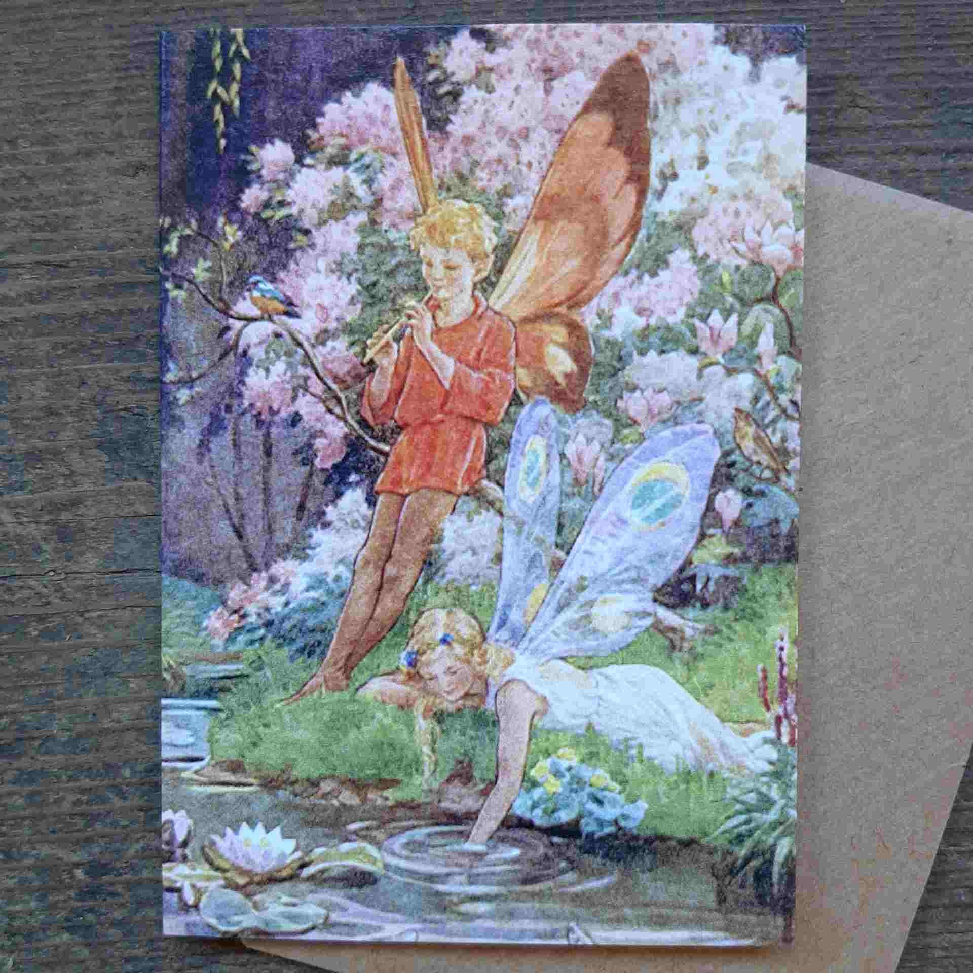 Miniature Fairy Greeting Card