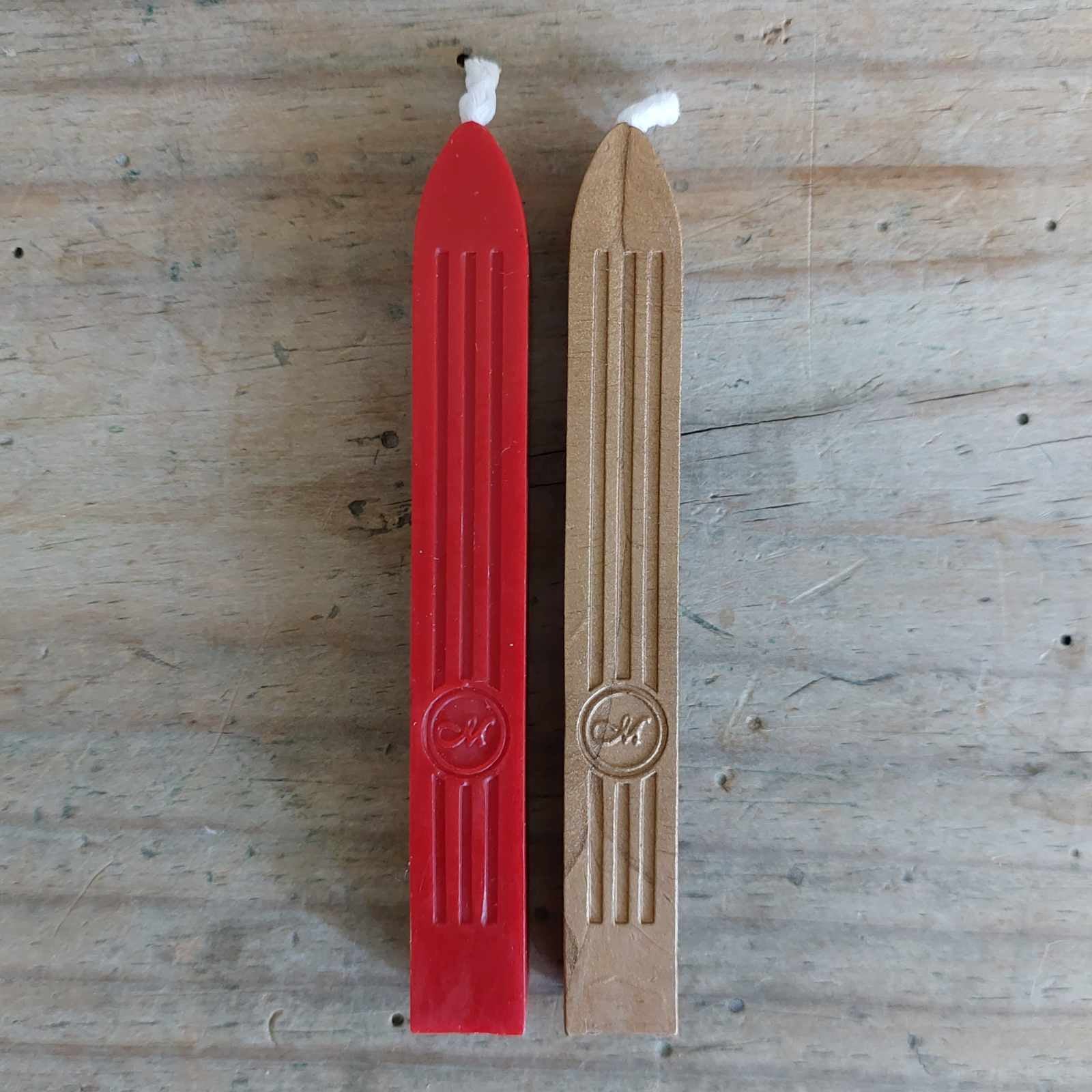 Traditional Sealing Wax - red and gold