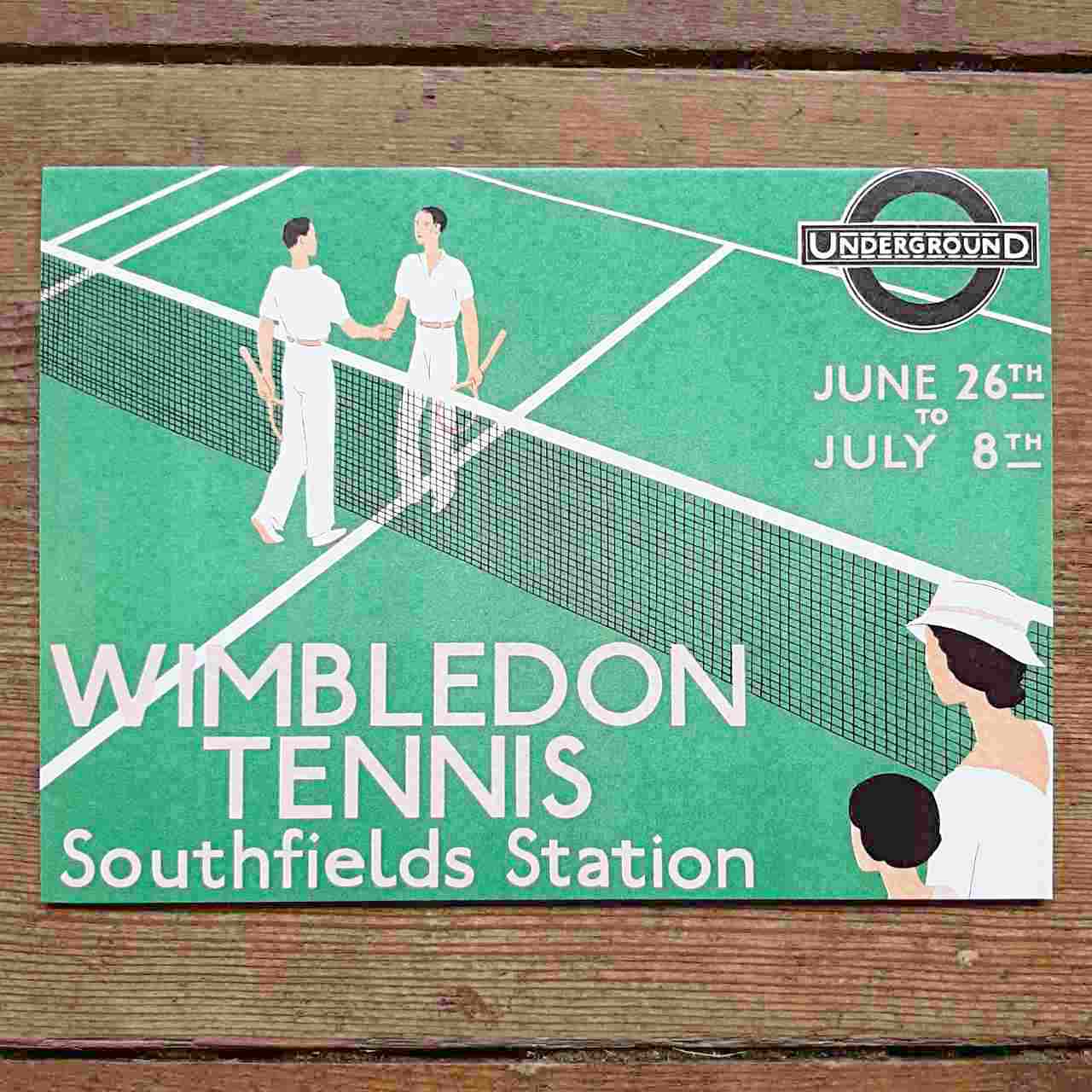 Wimbledon Tennis - Greeting card