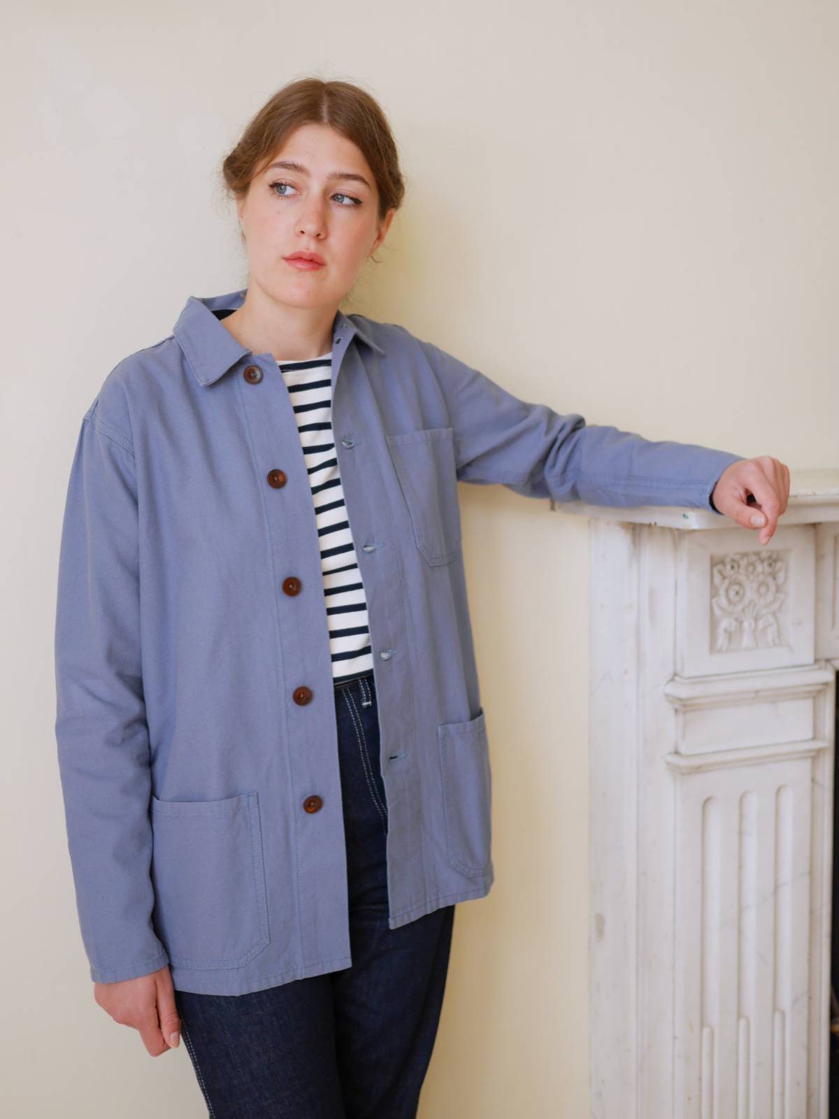 Unisex Work Jacket - Faded Blue