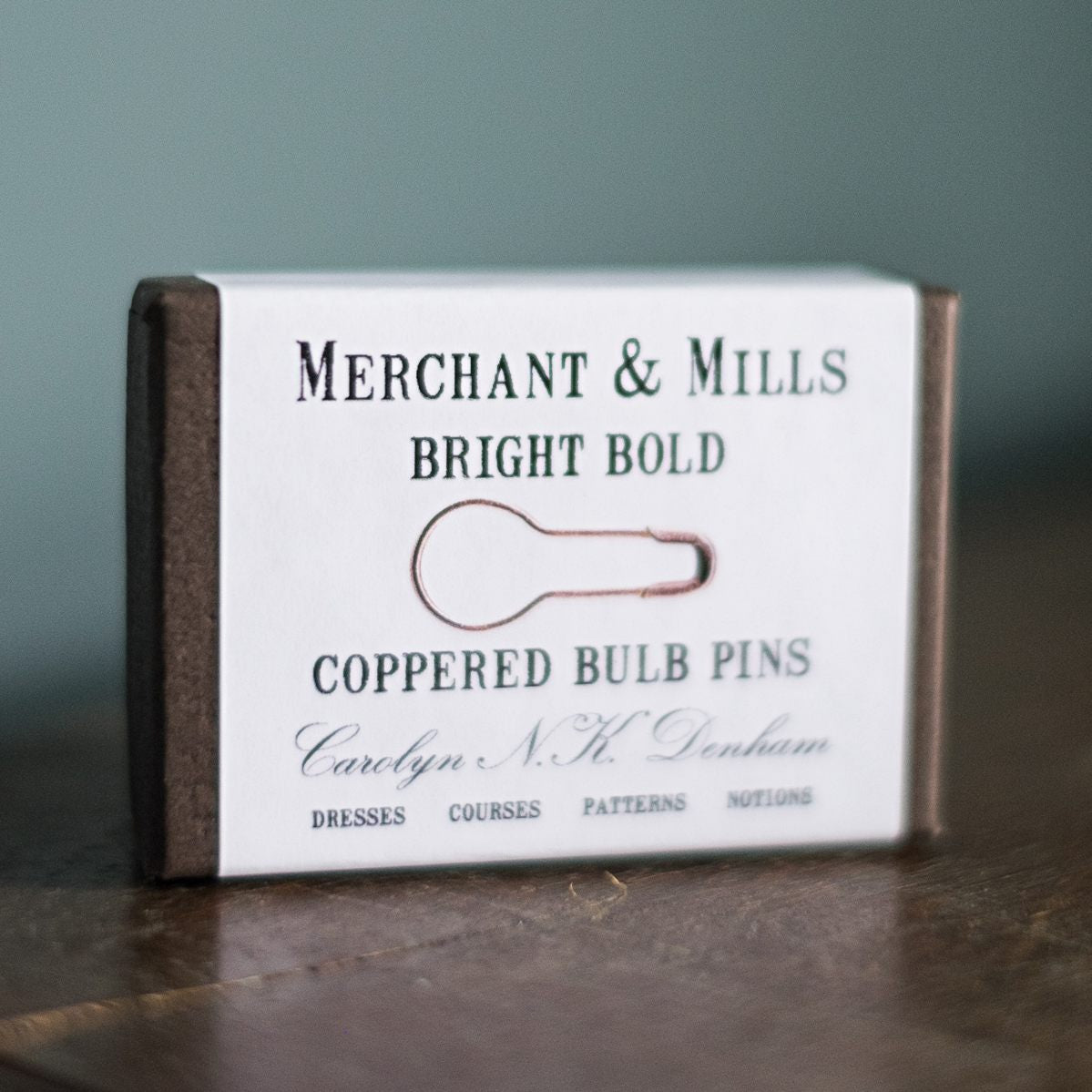 Copper Bulb Pins by Merchant & Mills