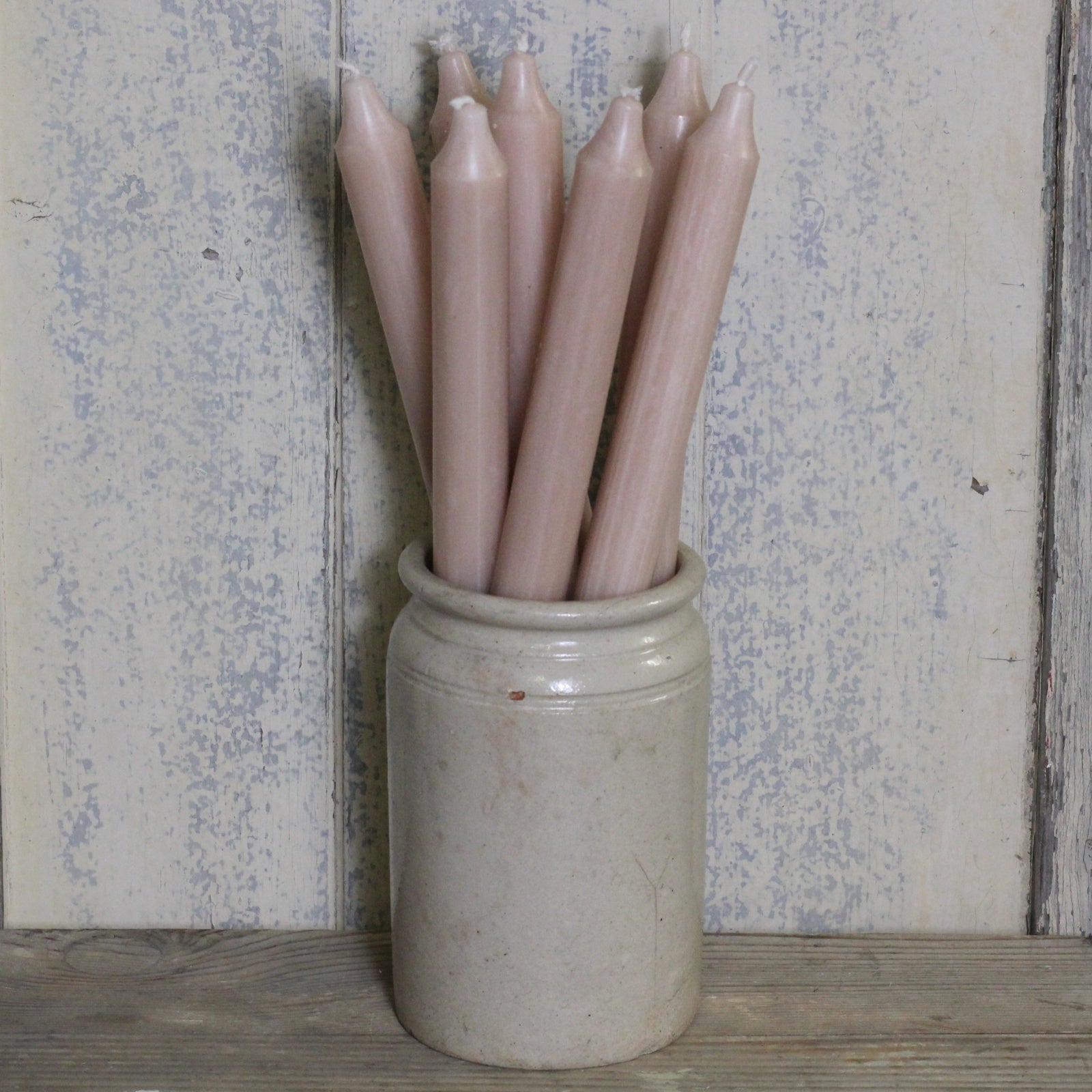 blush pink candles