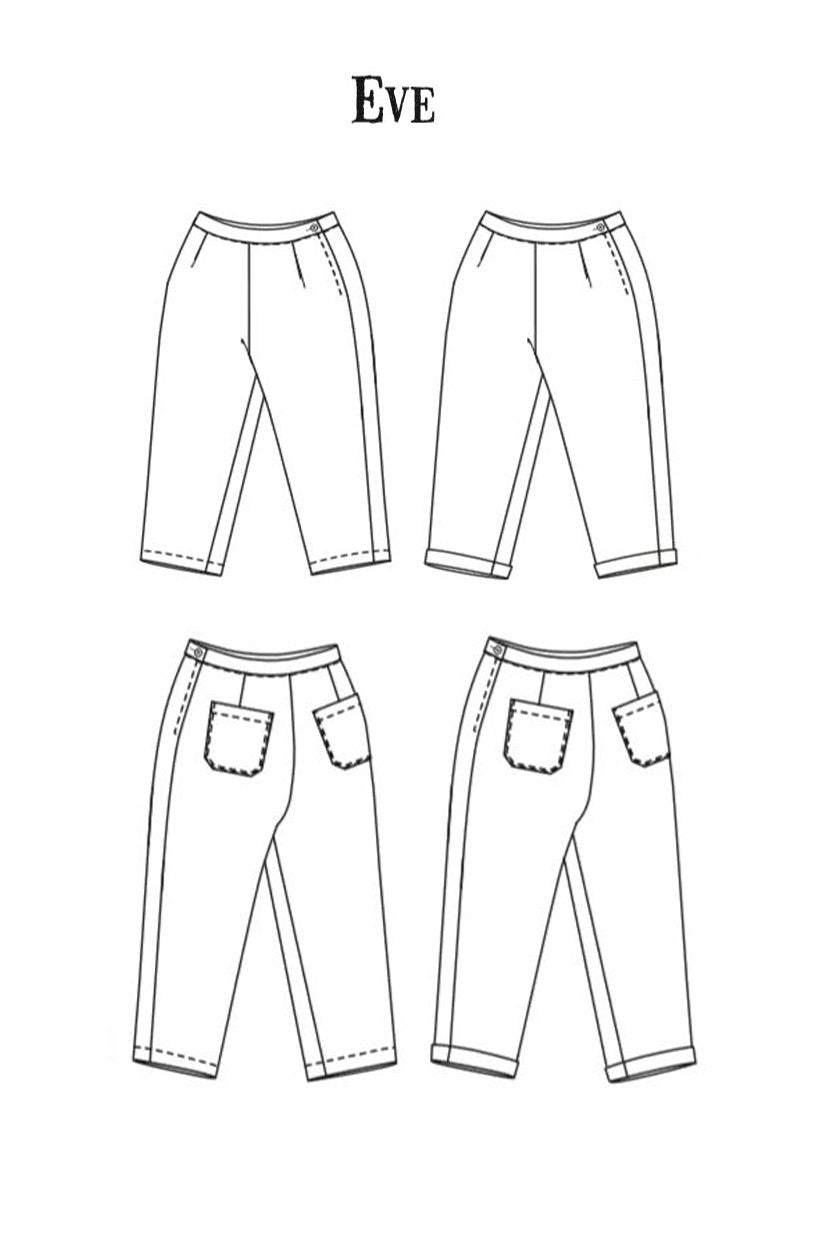 Eve Trouser Pattern by Merchant & Mills