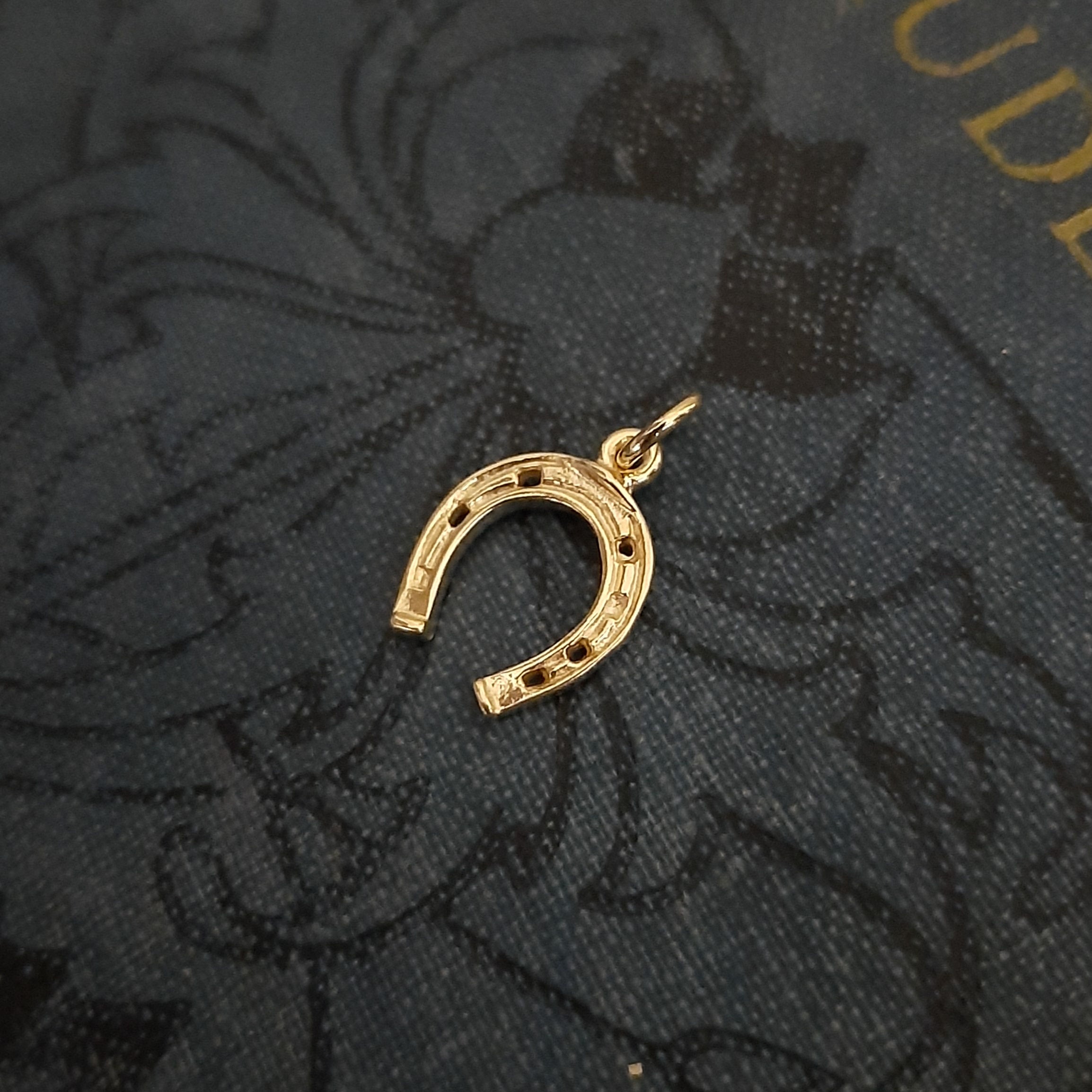 Horse shoe Gold Plated Pendant