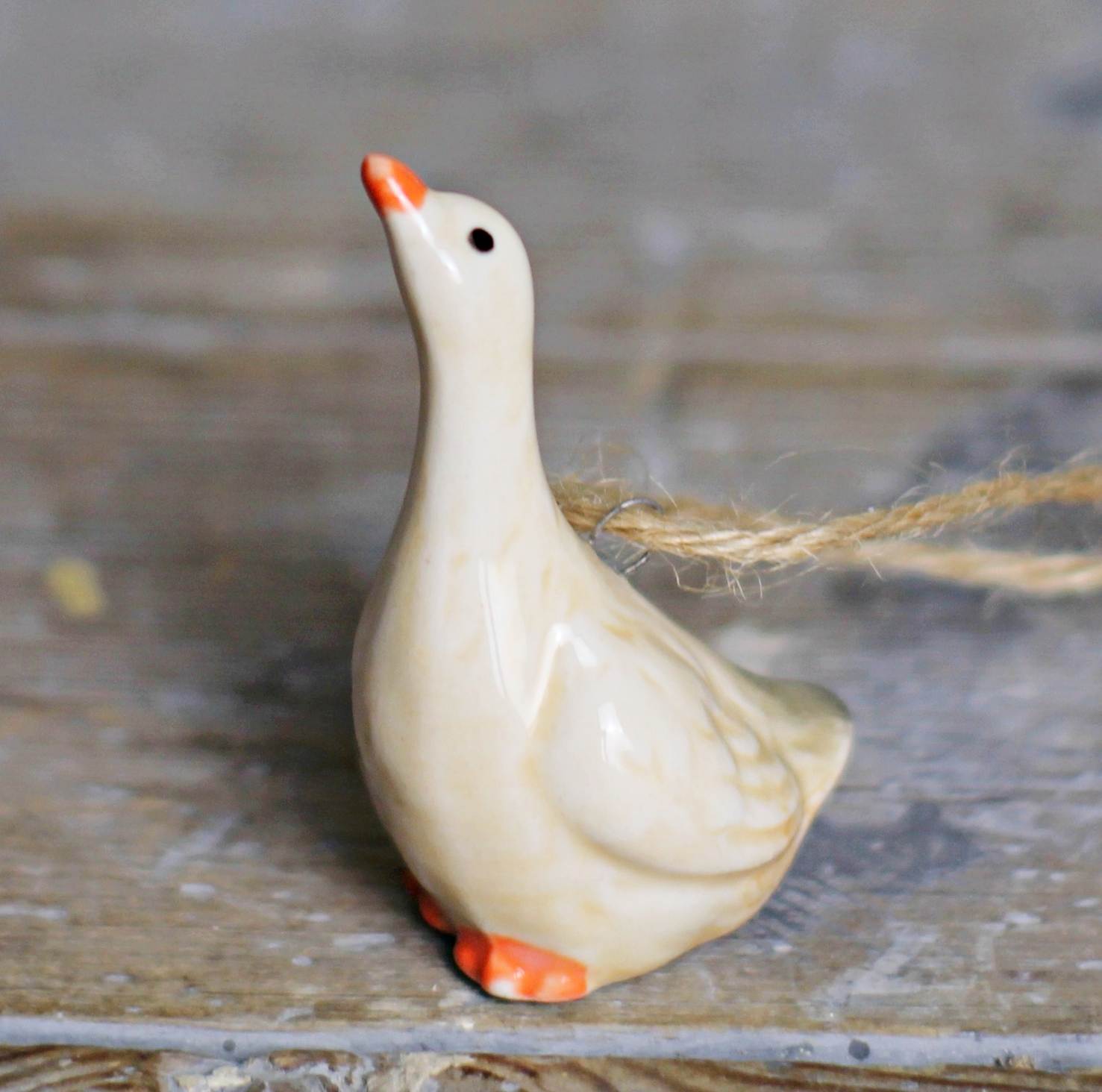 Hanging Goose Easter Decoration