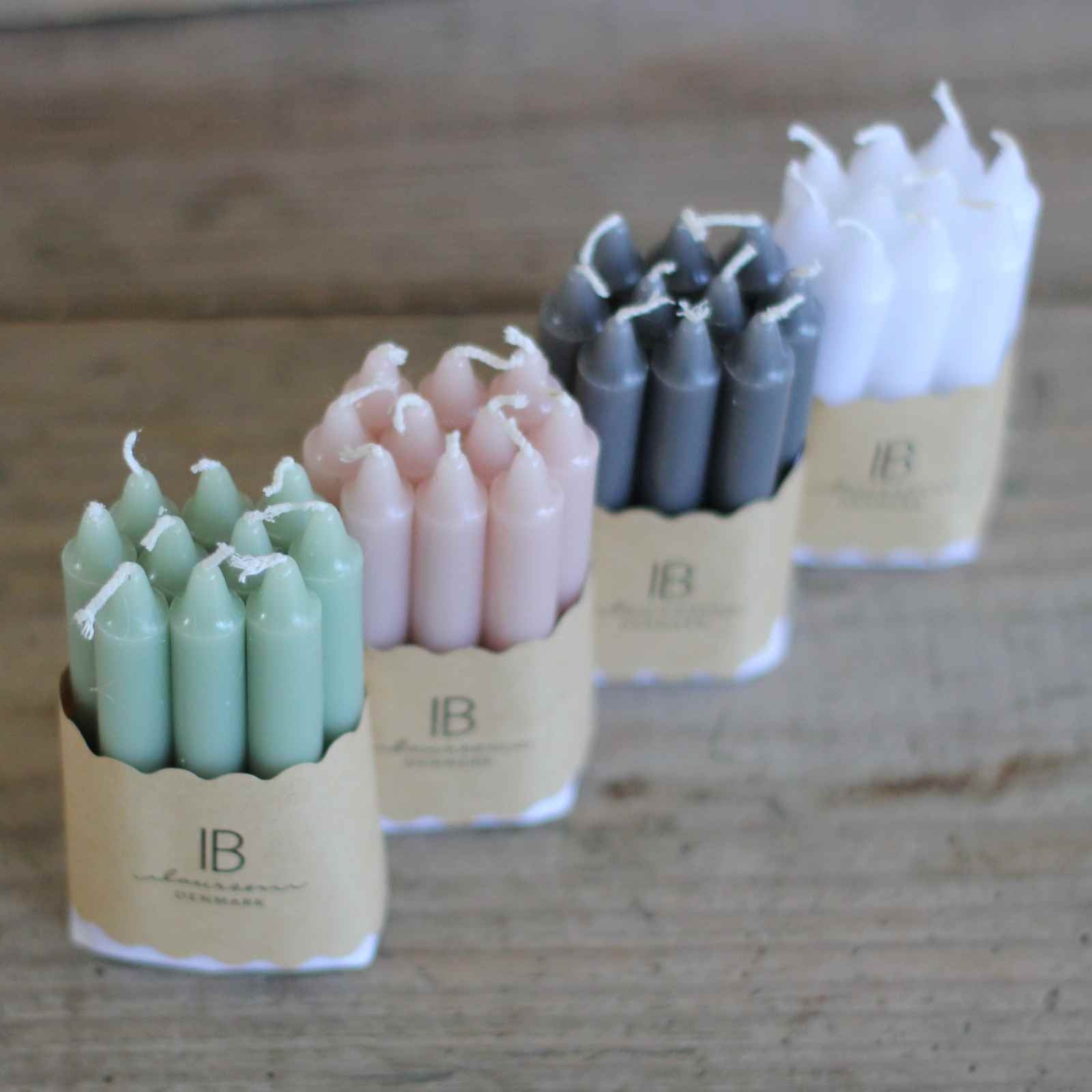 Set of Short Taper Candles