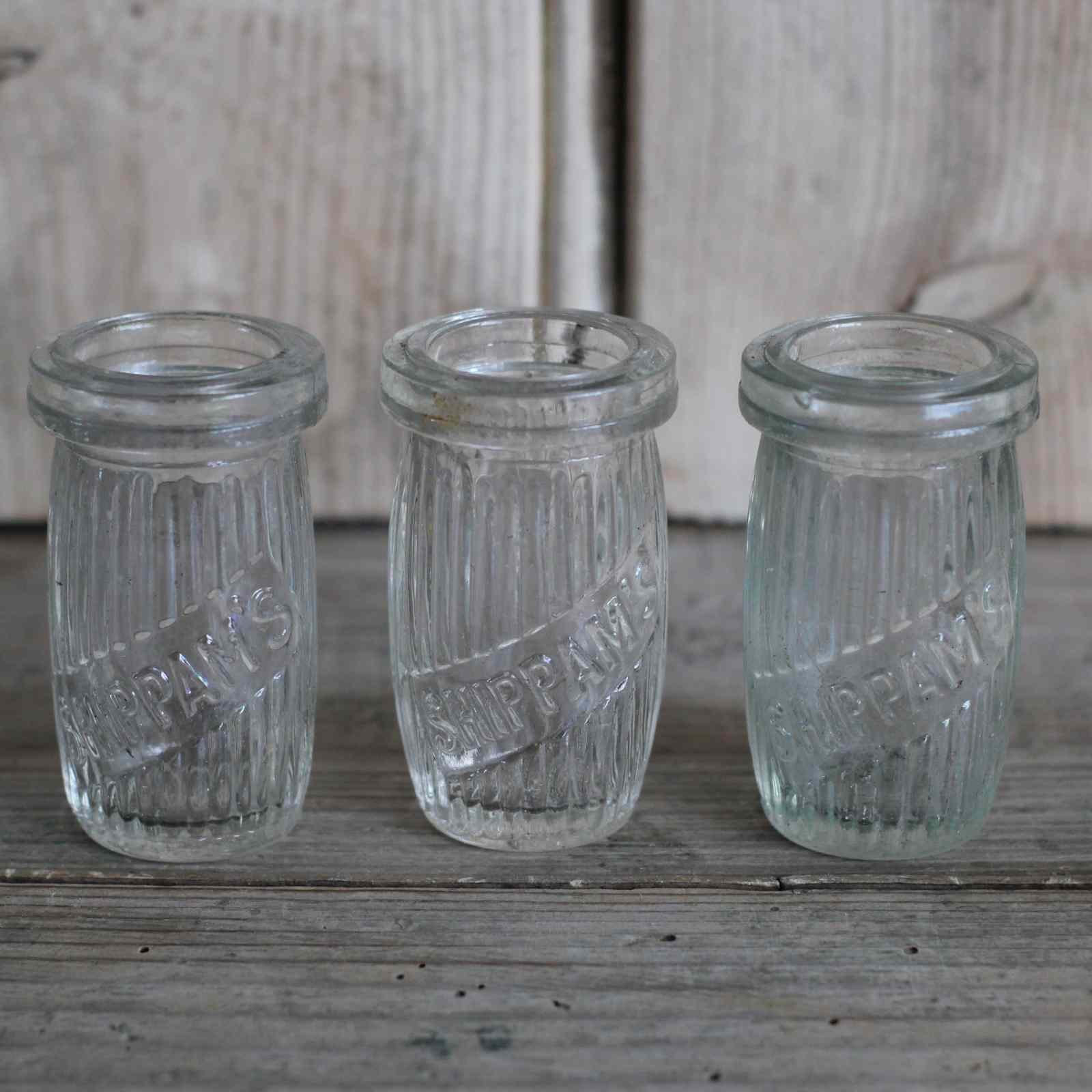 Vintage Shippam's Glass Jar