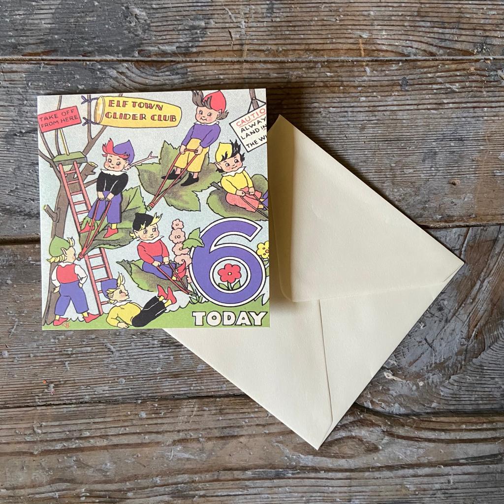 6 Today - Birthday Card - Homeware Store