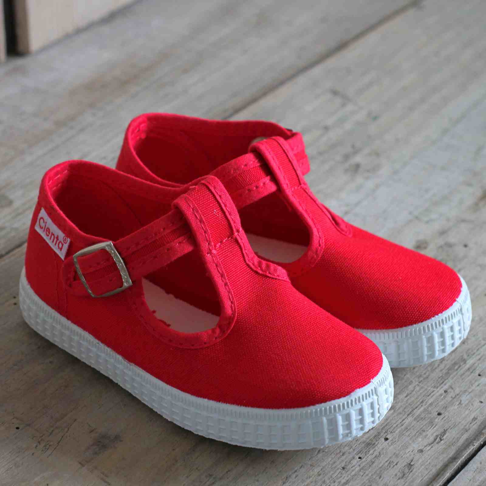 Children's Canvas T Bar Shoes